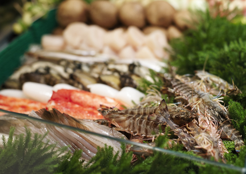 天亭こだわりの新鮮な食材